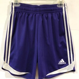 Adidas 3-stripe Purple Athletic Shorts Medium
